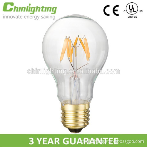 CE ROHS 360 Degree A60 7w E27 led light bulb Dimmable filament led bulb cool white